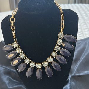 J. CREW Ornate Blue Necklace